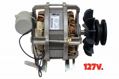 1145 MOTOR  127v.  (Pé de Ferro-42 MM.) - POLIA DE ALUMÍNIO 1